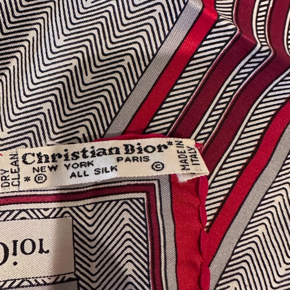 Christian Dior Vintage Silk Scarf - Picture 4 of 5